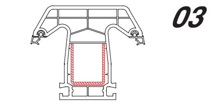 قیمت پروفیل وین تک UPVC پروفیل میانی