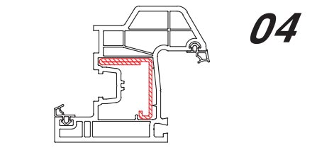 قیمت پروفیل وین تک UPVC پروفیل لنگه دکوراتیو